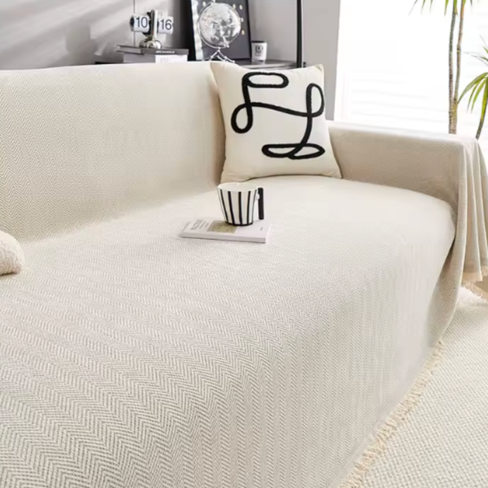 Chic Living - Funda de Sofá Moderna y Amigable con las Mascotas con Acabado Resistente al Agua