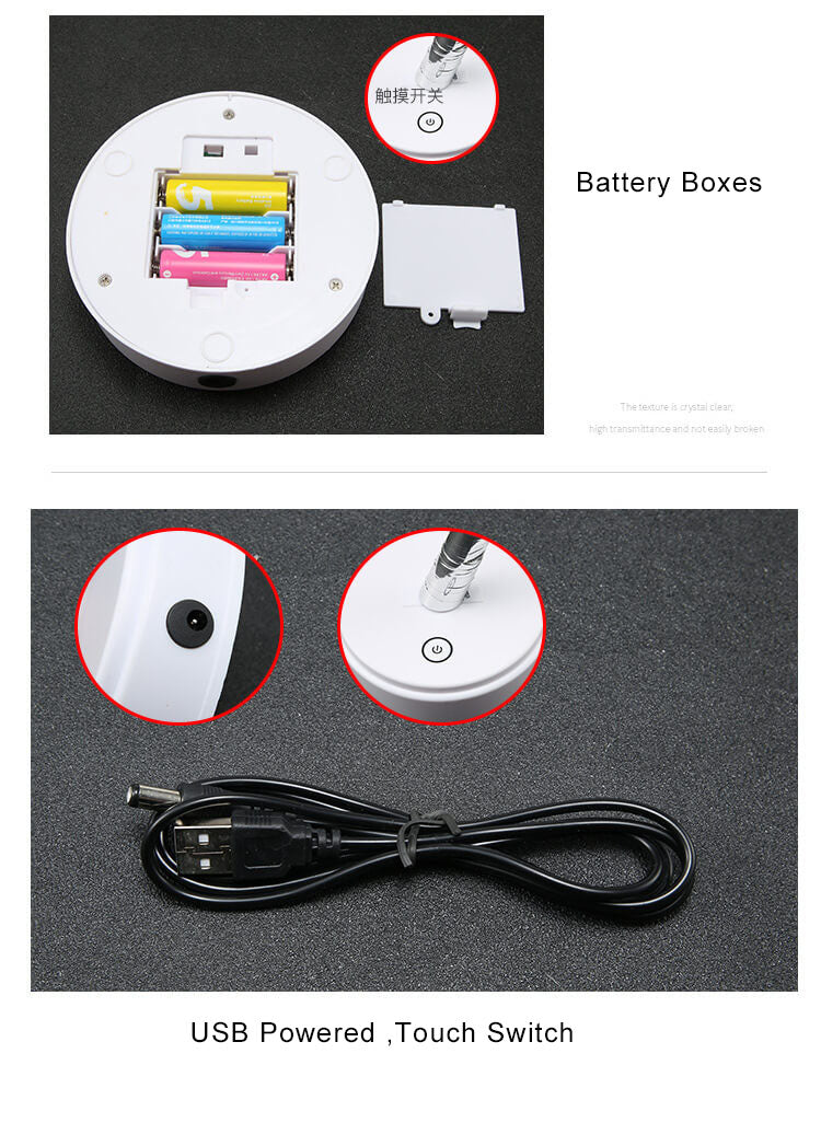 Lámpara de mesa LED con alambre de cobre – regulable y recargable por USB