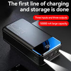 Voltaro Powerbank 50.000 mAh | Carga Ultra Rápida | Para Laptop, Tableta y Smartphone | Compacta y Extremadamente Potente