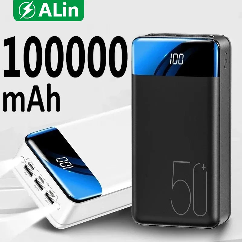 Voltaro Powerbank 50.000 mAh | Carga Ultra Rápida | Para Laptop, Tableta y Smartphone | Compacta y Extremadamente Potente