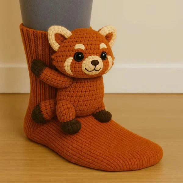 Calcetines de Animales Fantasía Suaves y Cómodos
