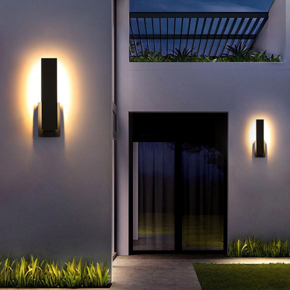 Architex | Aplique de pared exterior moderno y minimalista para iluminación exterior