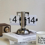 Reloj de Pared Retro Moderno - Elegante Reloj de Acero Inoxidable para Decoración del Hogar