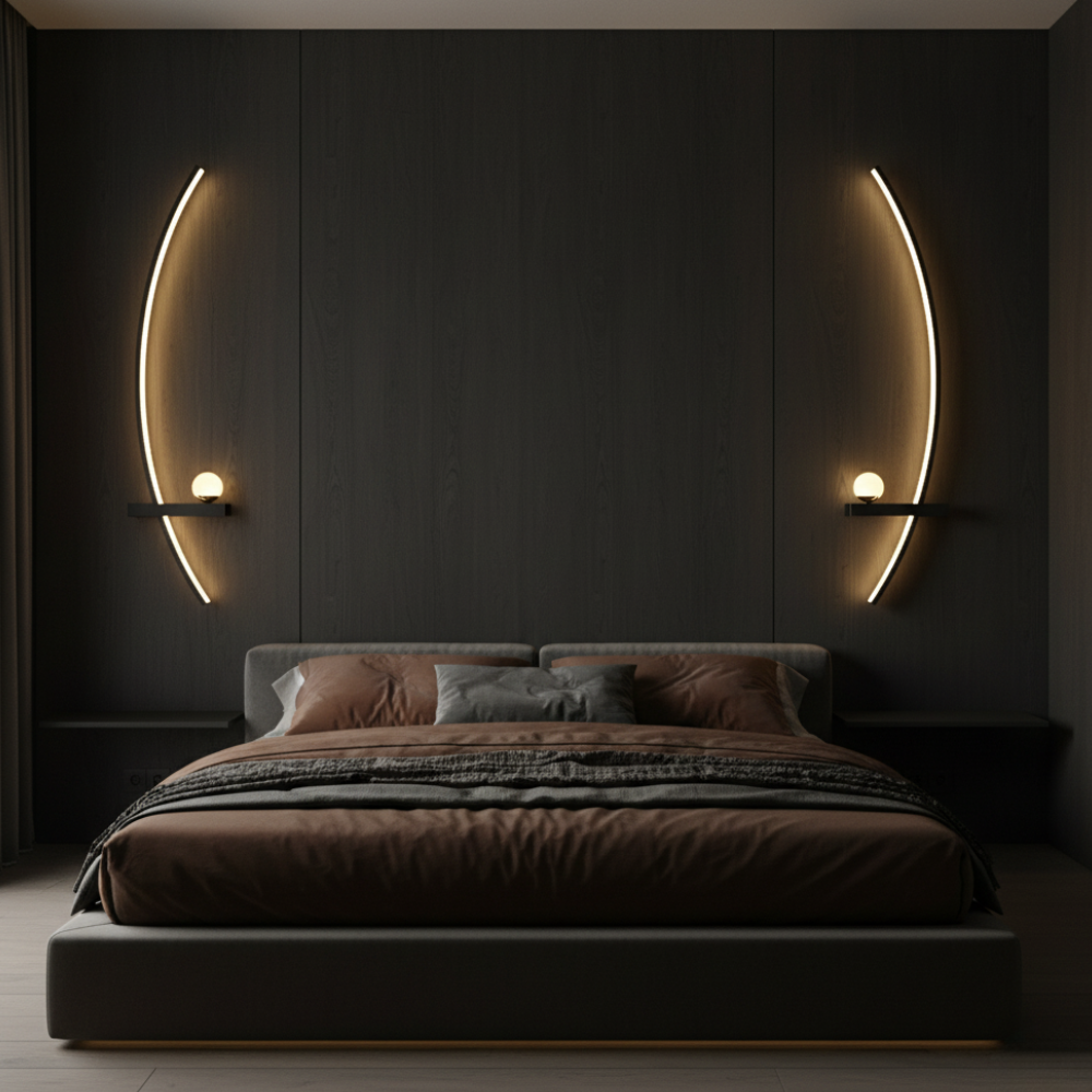 Luz de Pared LED Elegante – Aplique de Aluminio Moderno para Interiores del Hogar