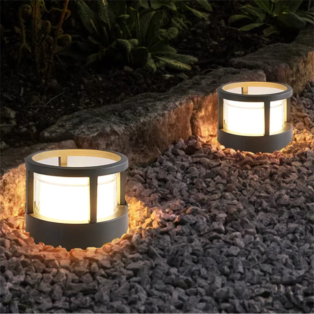Luces LED Exteriores de Aluminio Impermeables | Iluminación Eficiente Energéticamente para Jardines o Patios