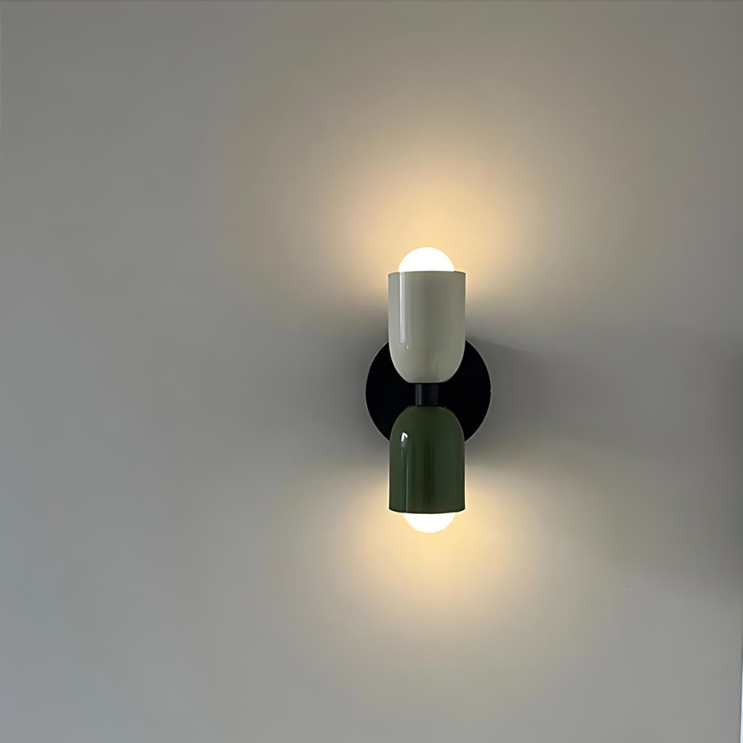 Coloria | Lámpara de pared doble moderna