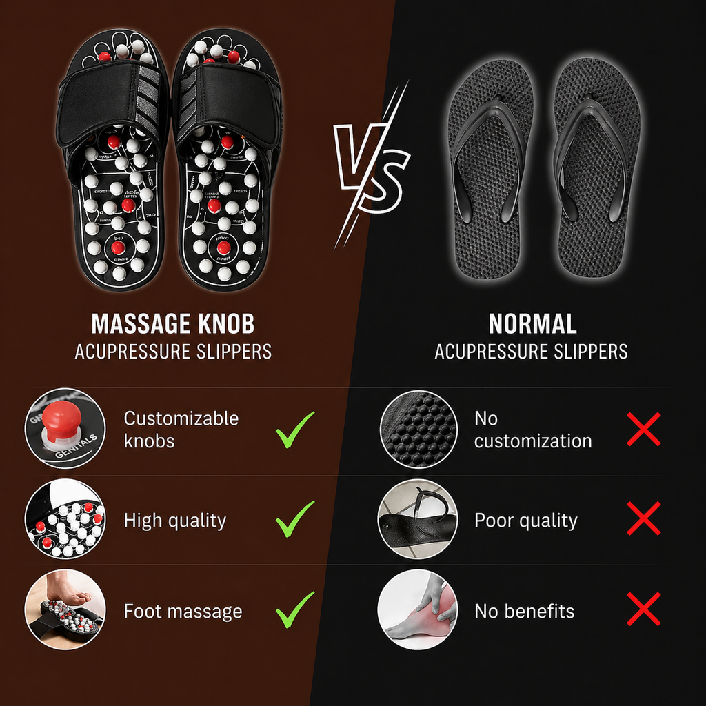 Sandalias de masaje para pies – sensación relajante rápida