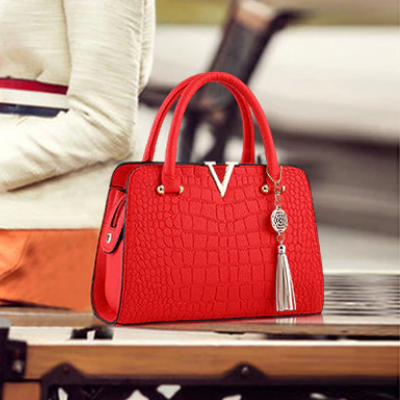 Bolso de piel de cocodrilo