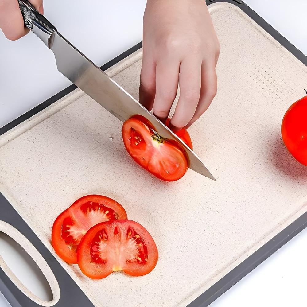 Tabla de Cortar de Acero Inoxidable Reversible