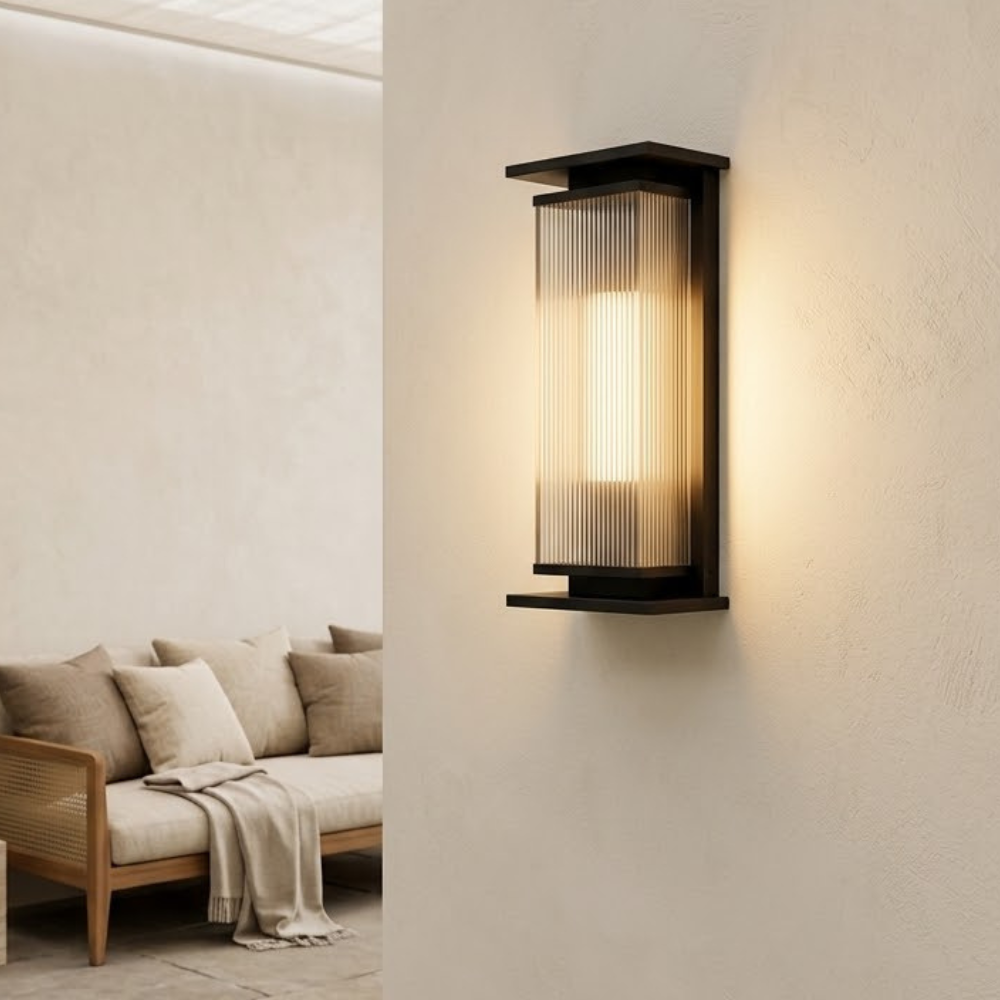 Luz de Pared Moderna para Exteriores | Aplique de Pared LED de Acero Inoxidable Impermeable para Iluminación de Patio y Porche