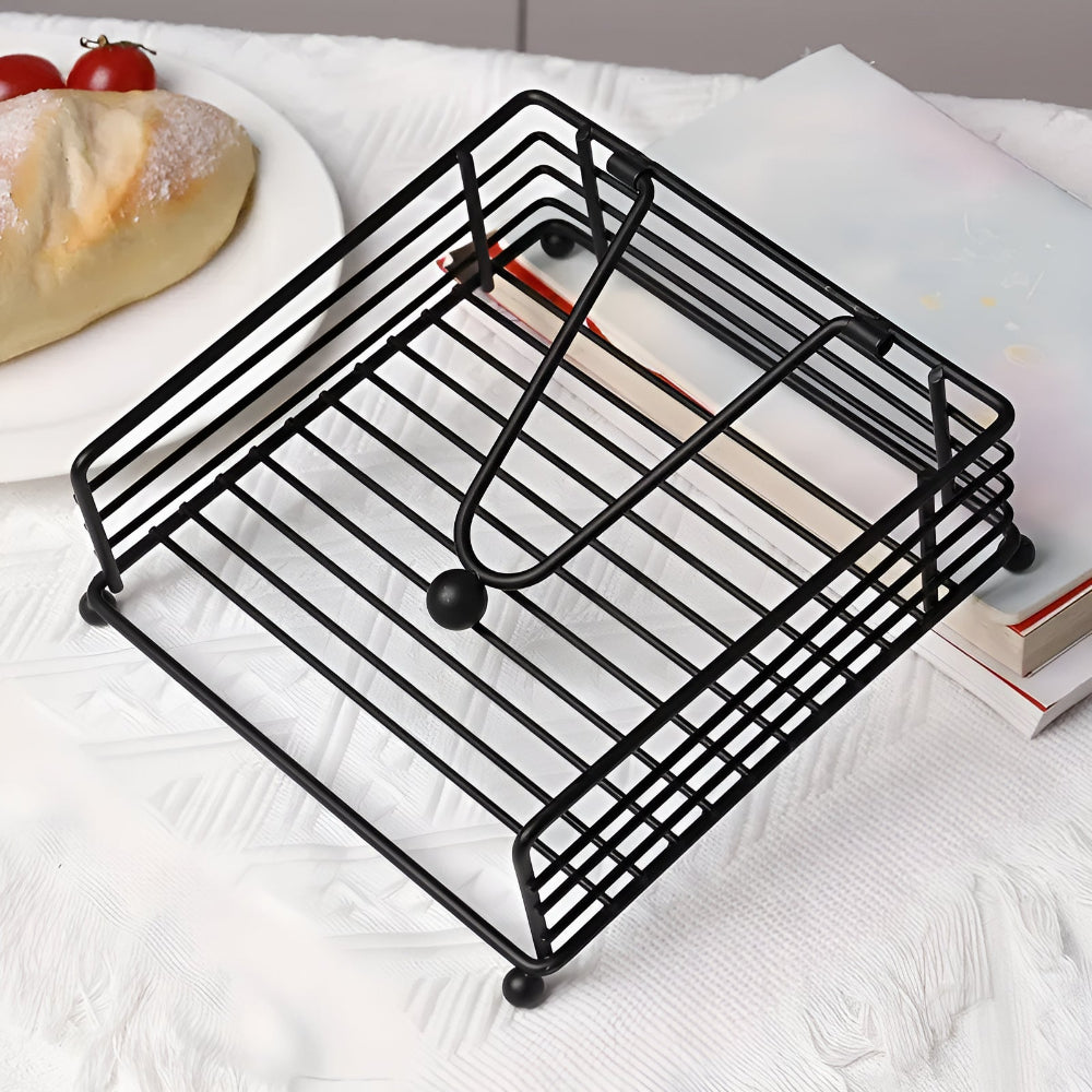 Soporte de Servilletas de Hierro Elegante