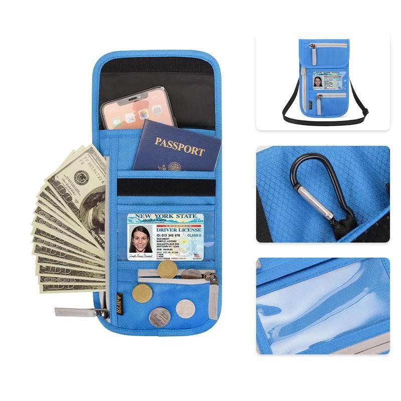 Billetera de viaje con bloqueo RFID