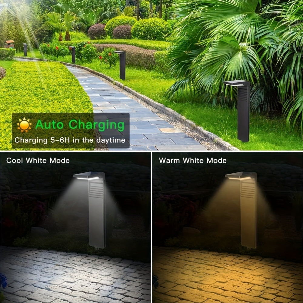 Iluminación Solar para Senderos de Jardín – Moderna y Funcional
