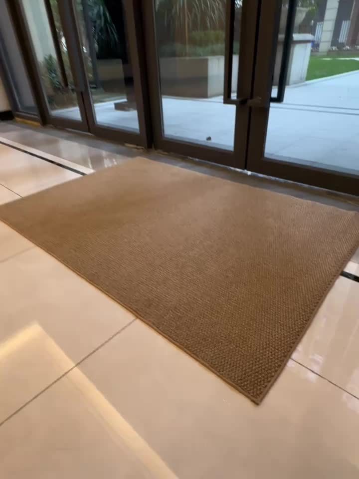 LUMEDWELL - Alfombra de Entrada Decorativa con Diseño de Piña y Superficie Texturizada Antideslizante