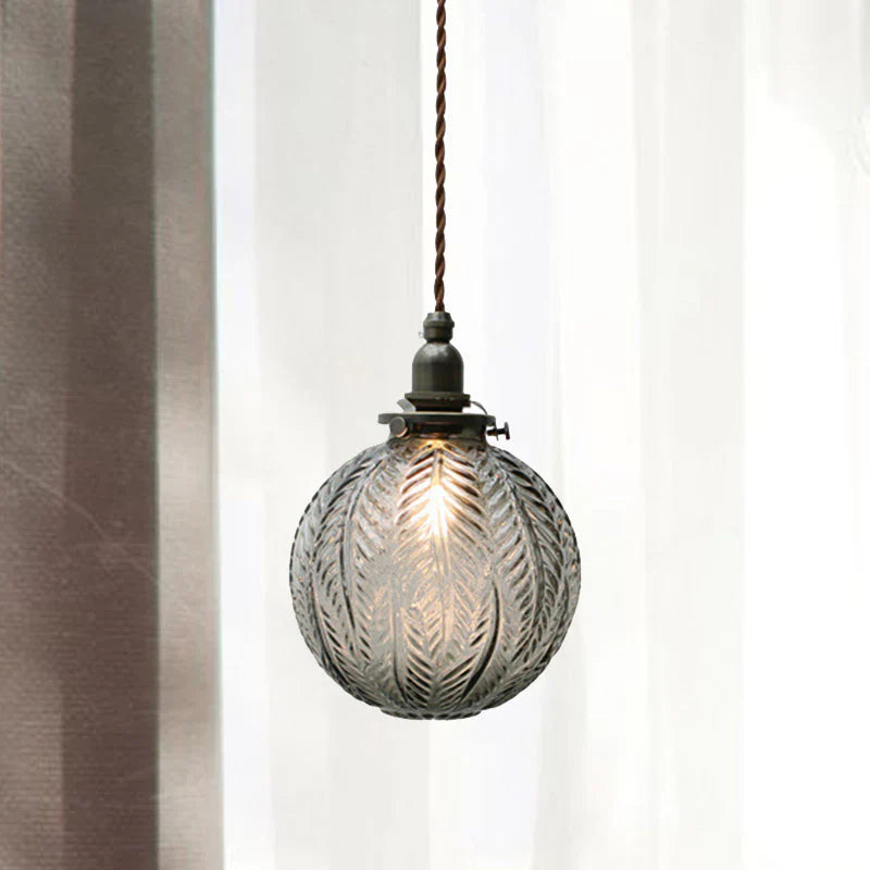 GlowSphere – Lámpara colgante de vidrio vintage