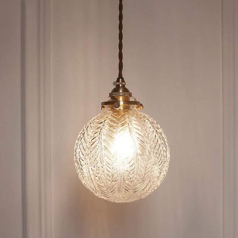 GlowSphere – Lámpara colgante de vidrio vintage