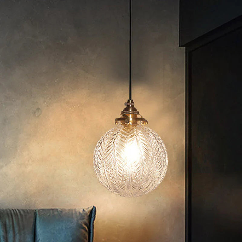 GlowSphere – Lámpara colgante de vidrio vintage