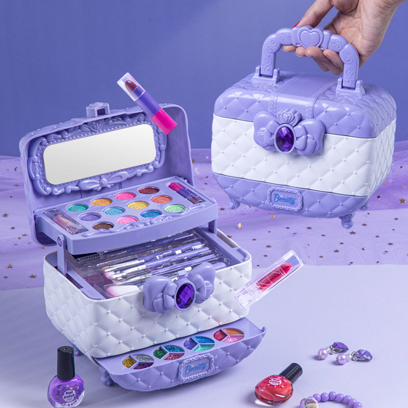 Juego de Maquillaje Lavable para Niños - Seguro y Divertido