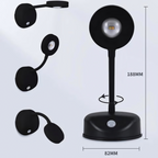 Skanto | Spark360 – Proyector LED inalámbrico con sensor de movimiento y soporte ajustable 360°