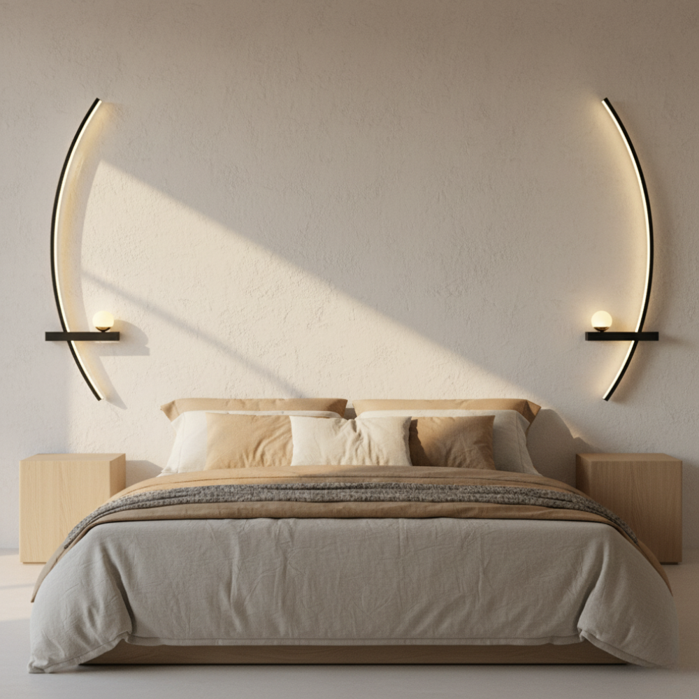 Luz de Pared LED Elegante – Aplique de Aluminio Moderno para Interiores del Hogar