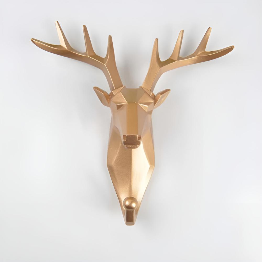 Soporte de Llaves de Pared con Cabeza de Animal