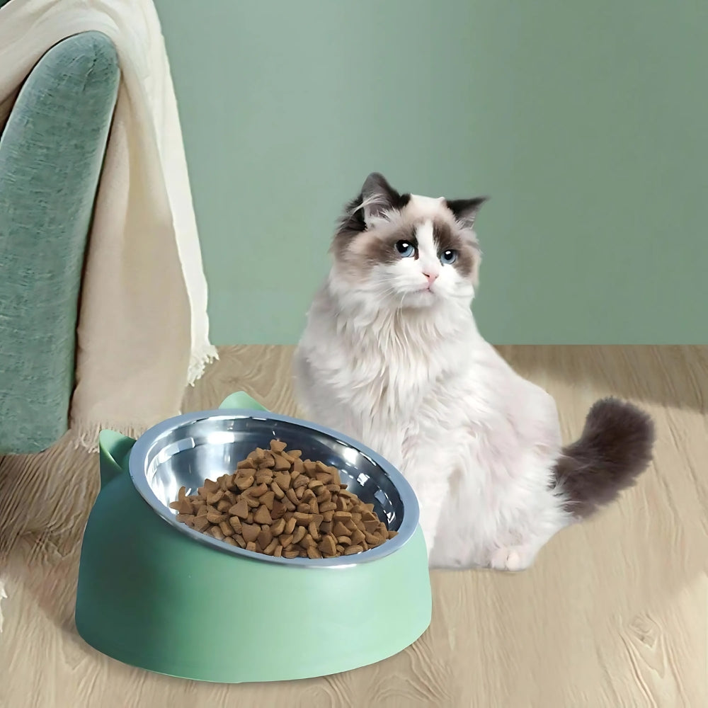 Tazón de Alimentación para Mascotas PurrfectAngle