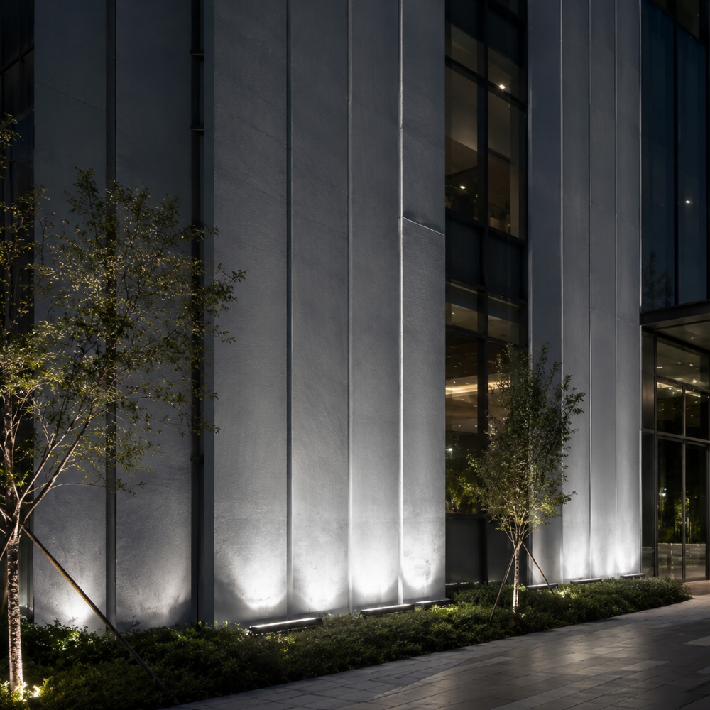 HaloWave | Fijación de Iluminación Exterior RGB Dinámico Vibrante