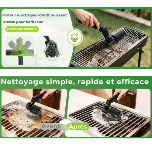 Cepillo Eléctrico de Limpieza para Barbacoa
