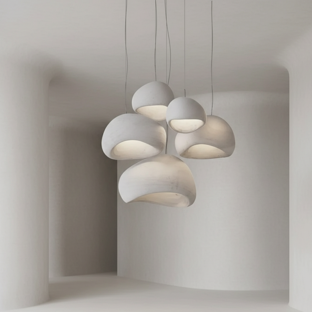 Galet Air - Lámpara Colgante Escultural Orgánica para Iluminación Ambiental