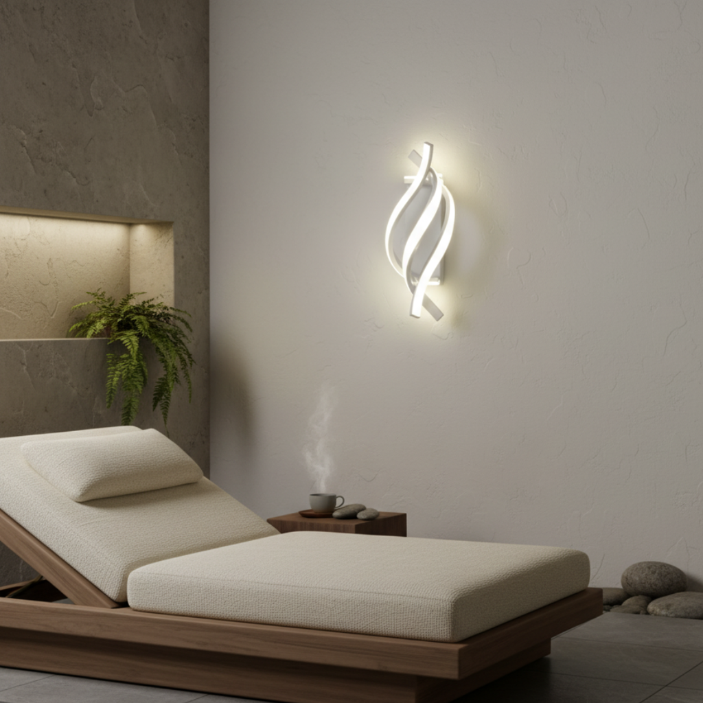Aplique de Pared Moderno de Aluminio - Lámpara de Pared LED Minimalista para Iluminación Acogedora