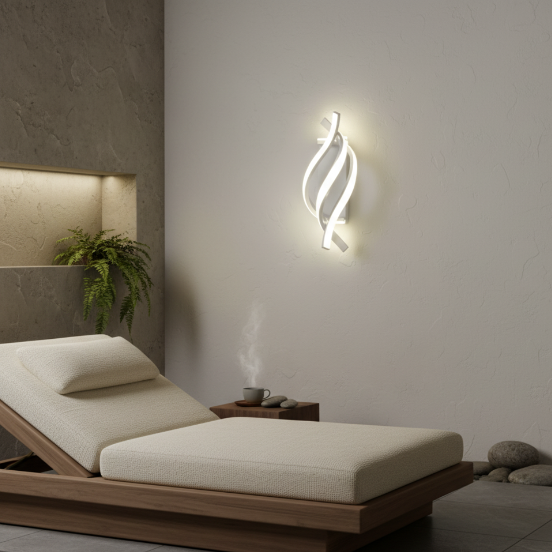 Aplique de Pared Moderno de Aluminio - Lámpara de Pared LED Minimalista para Iluminación Acogedora