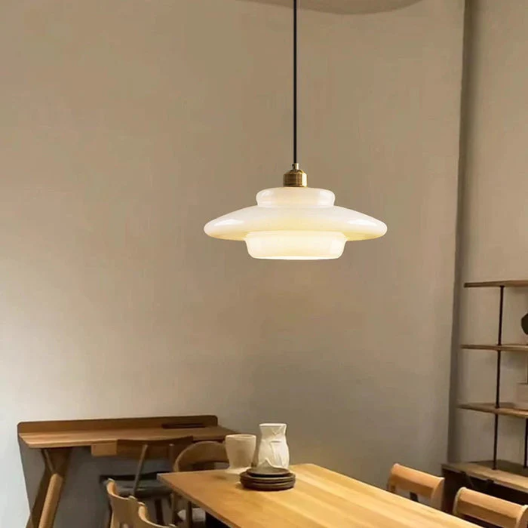 Lámpara colgante de vidrio | Lámpara de techo para cocina y salón