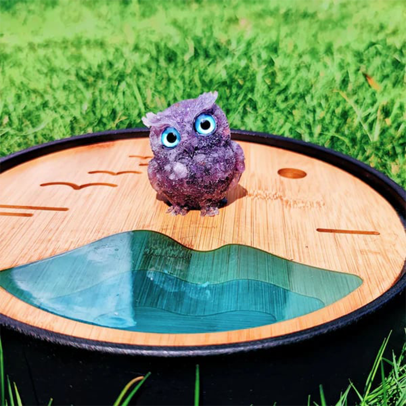 Figura de búho — Encanto acogedor en todas partes