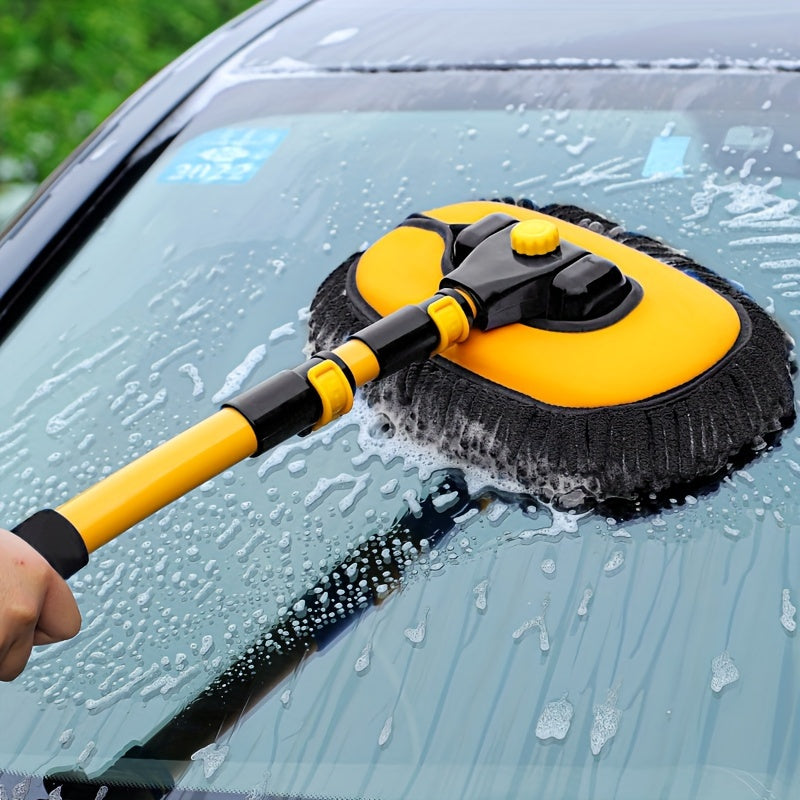 Cepillo de Limpieza de Automóviles Ajustable – Limpieza Cómoda y Eficiente