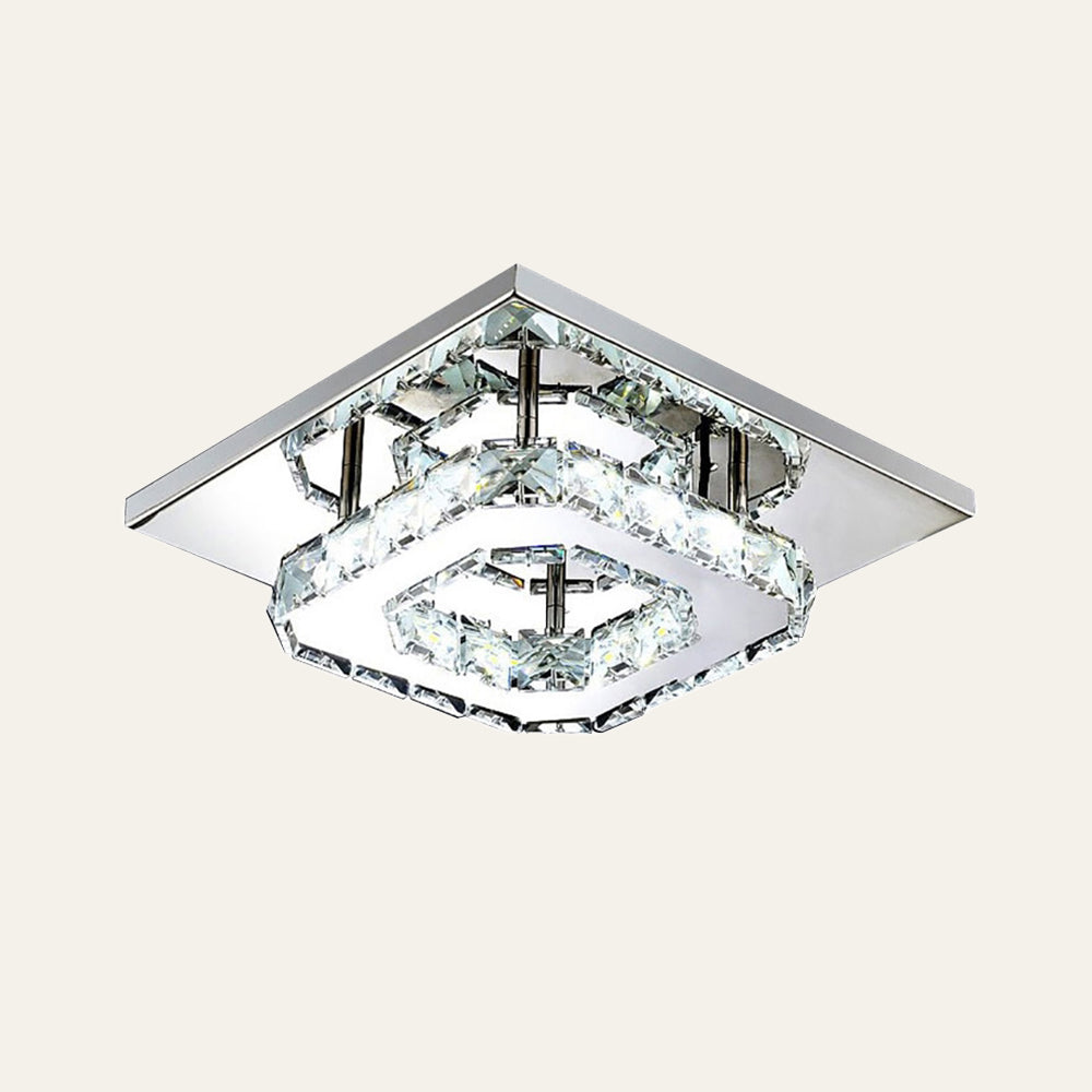 Lámpara de Techo Cristal LED Moderna