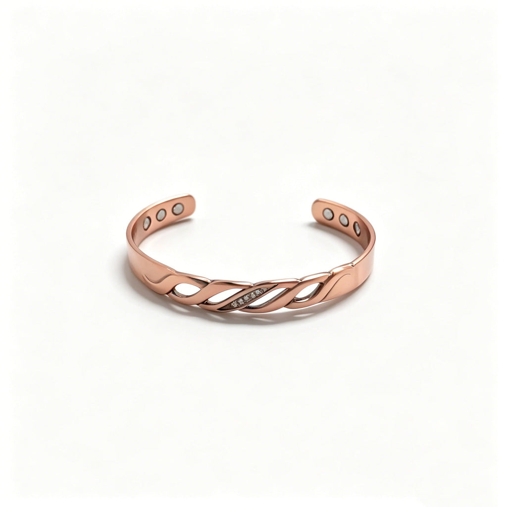 Pulsera magnética ajustable de cobre