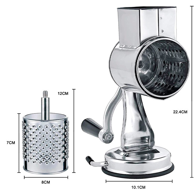 Rallador/Triturador/Cortador de Alimentos Rotativo Multifuncional para Cocina
