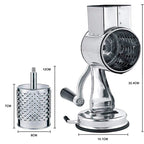 Rallador/Triturador/Cortador de Alimentos Rotativo Multifuncional para Cocina
