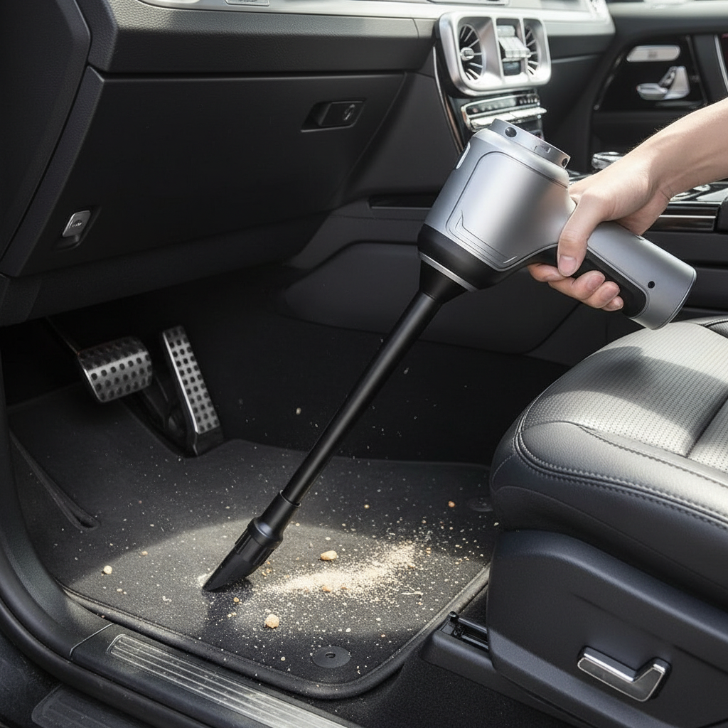 Aspiradora de Coche Inalámbrica Potente para Limpieza Profunda