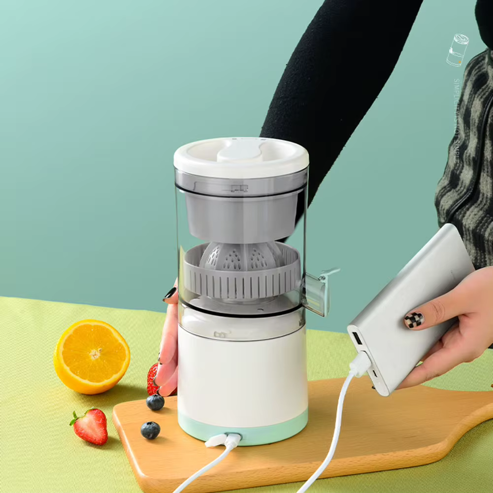 Exprimidor de cítricos eléctrico portátil, rápido y fácil