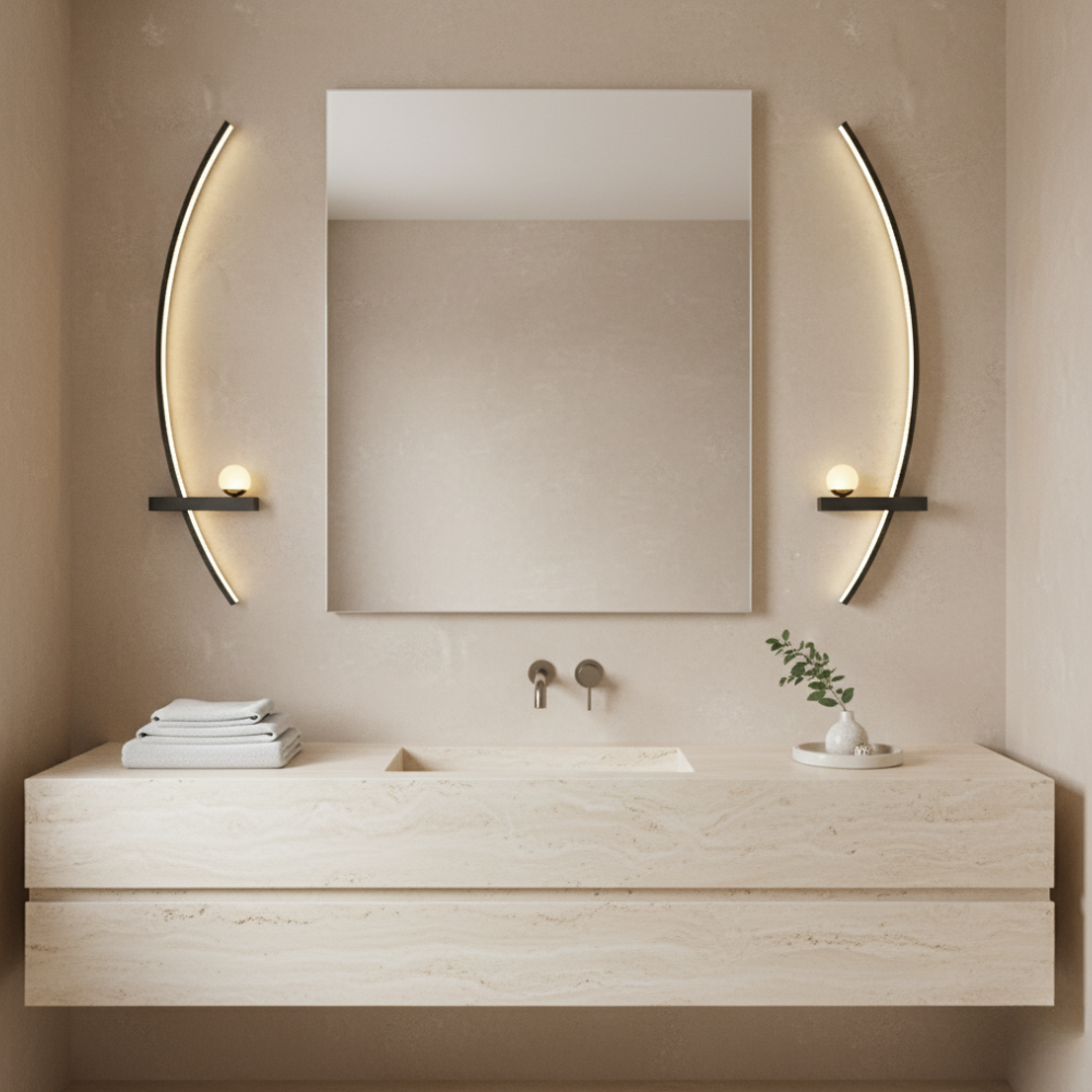 Luz de Pared LED Elegante – Aplique de Aluminio Moderno para Interiores del Hogar