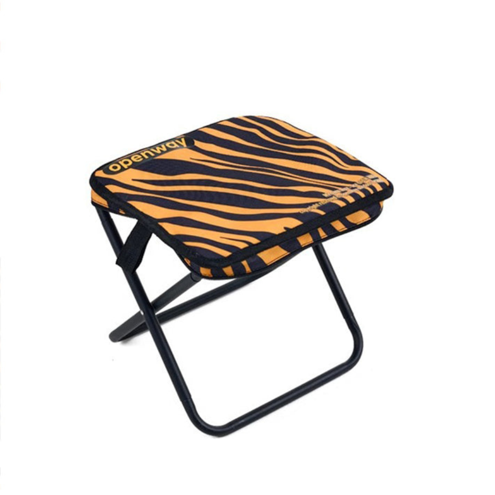 Taburete Plegable Compacto para Exterior - Acero Carbono de Alta Resistencia y Tela Oxford