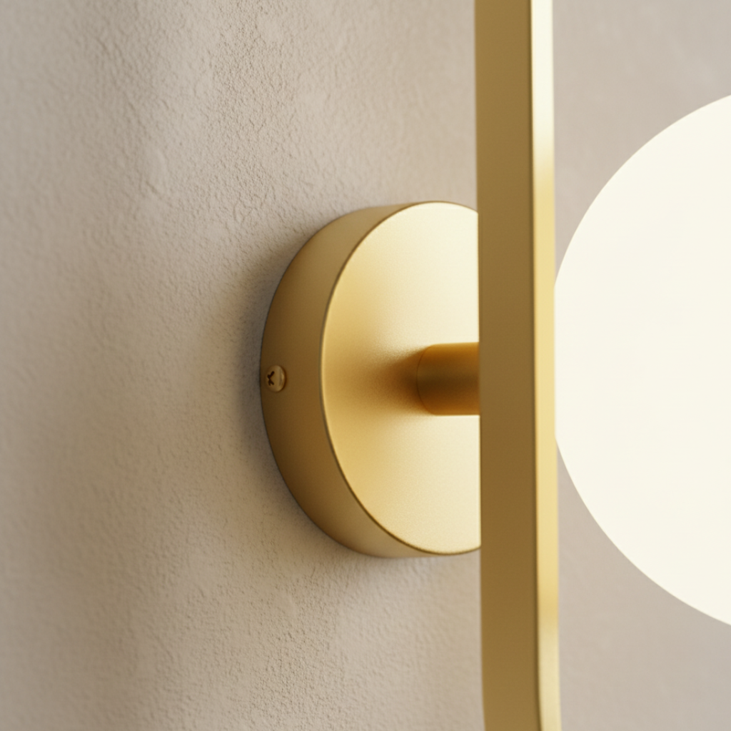 Aplique de Pared de Vidrio Elegante - Luz de Pared Moderna para una Atmosfera Acogedora en Interiores