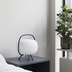 KumoLight | Lámpara de Mesa de Vidrio Esmerilado Minimalista y Elegante para Iluminación Ambiental