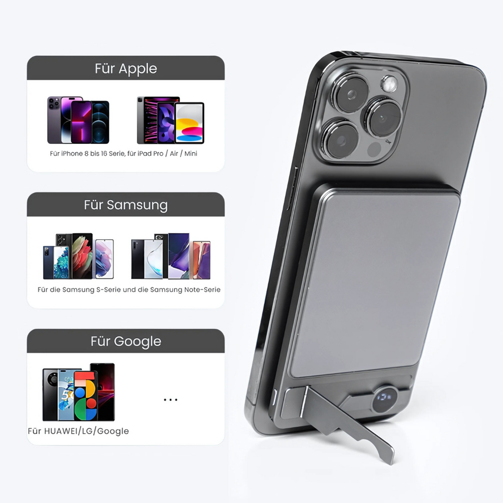 Powerbank magnético con pantalla