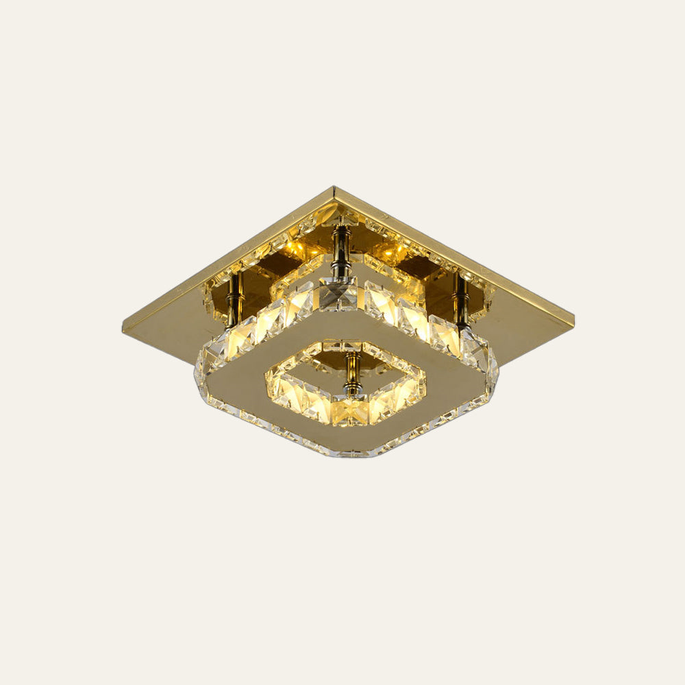 Lámpara de Techo Cristal LED Moderna