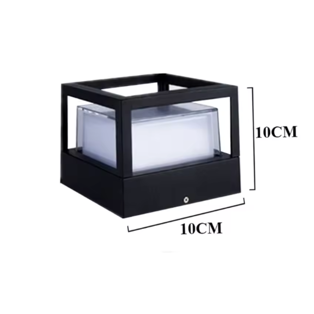 Luces LED Exteriores de Aluminio Impermeables | Iluminación Eficiente Energéticamente para Jardines o Patios