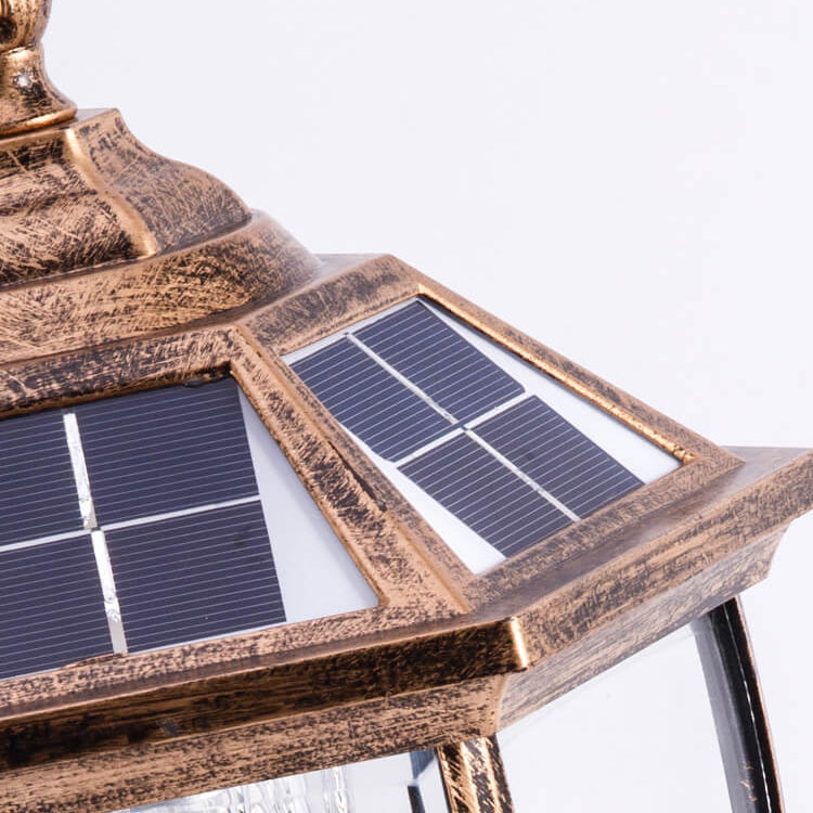 Luz de Paisaje de Jardín de 1 Lámpara Solar Exterior a Prueba de Agua de Aluminio y Vidrio | Brehn