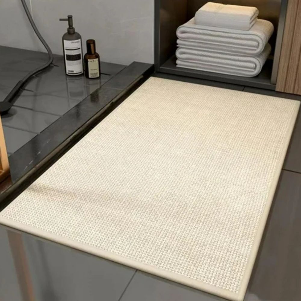 Alfombra de Baño Antideslizante de Confort Trenzado