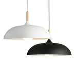 Lámpara Colgante Haft - Iluminación de Cocina Escandinava con Madera y Hierro